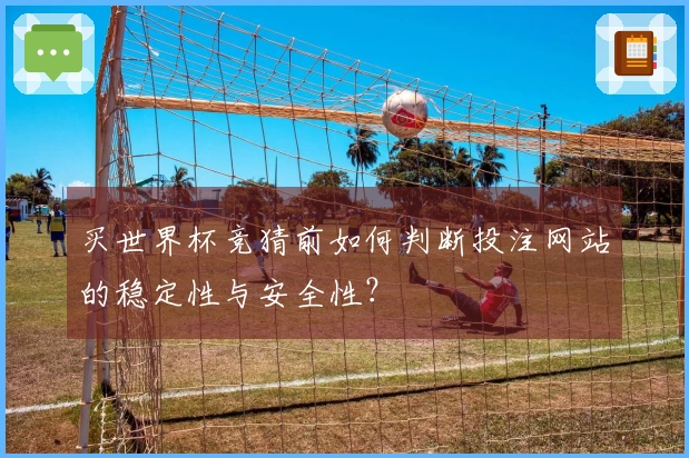 买世界杯竞猜前如何判断投注网站的稳定性与安全性？
